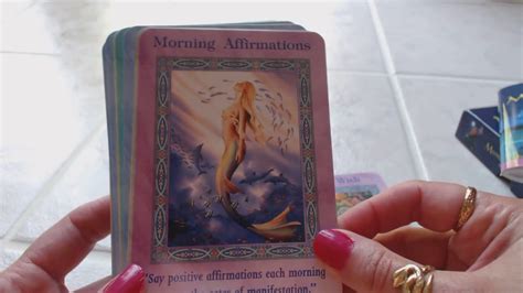 Mystical mermaids and dolphins divination deck